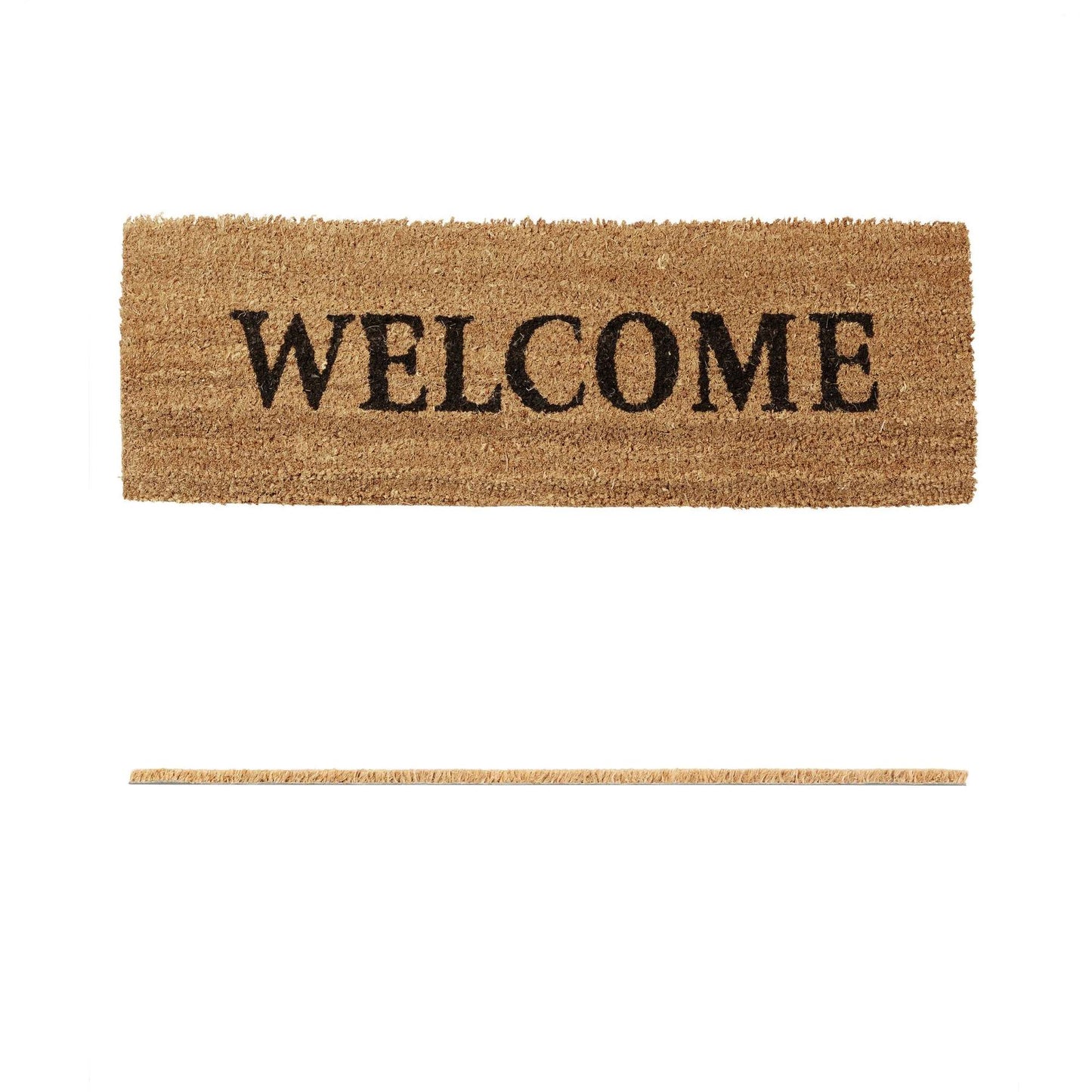 Door mat coconut fiber narrow "Welcome"