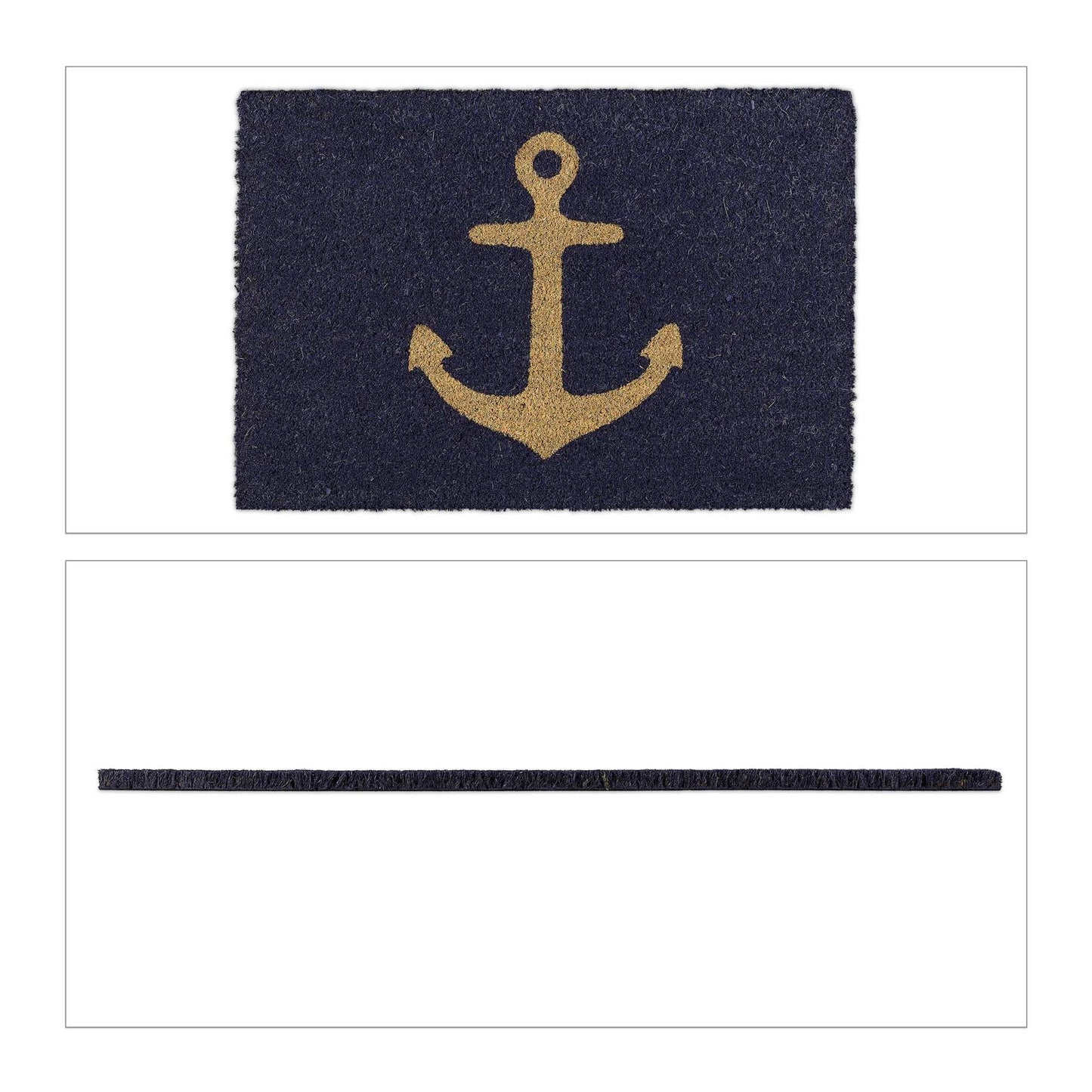 Doormat coconut fiber with anchor
