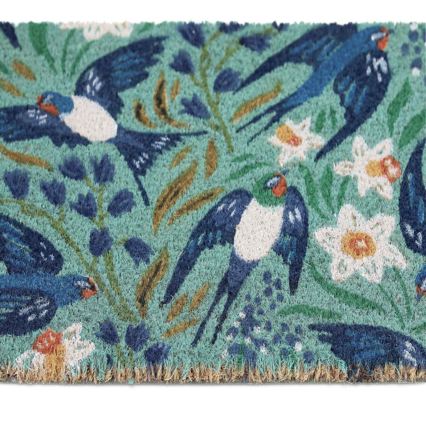 Doormat coconut fiber with swallows