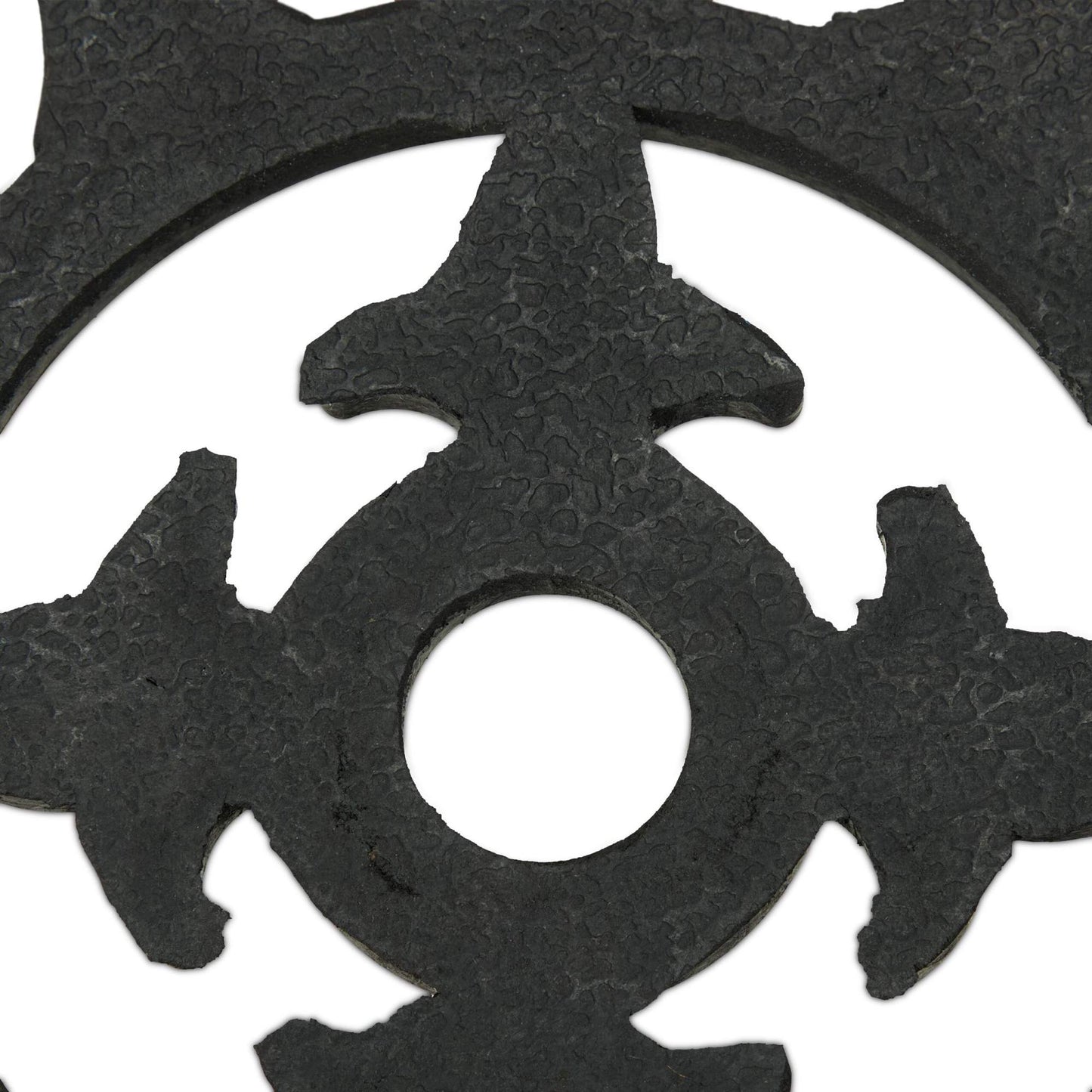 Doormat made of rubber ornament