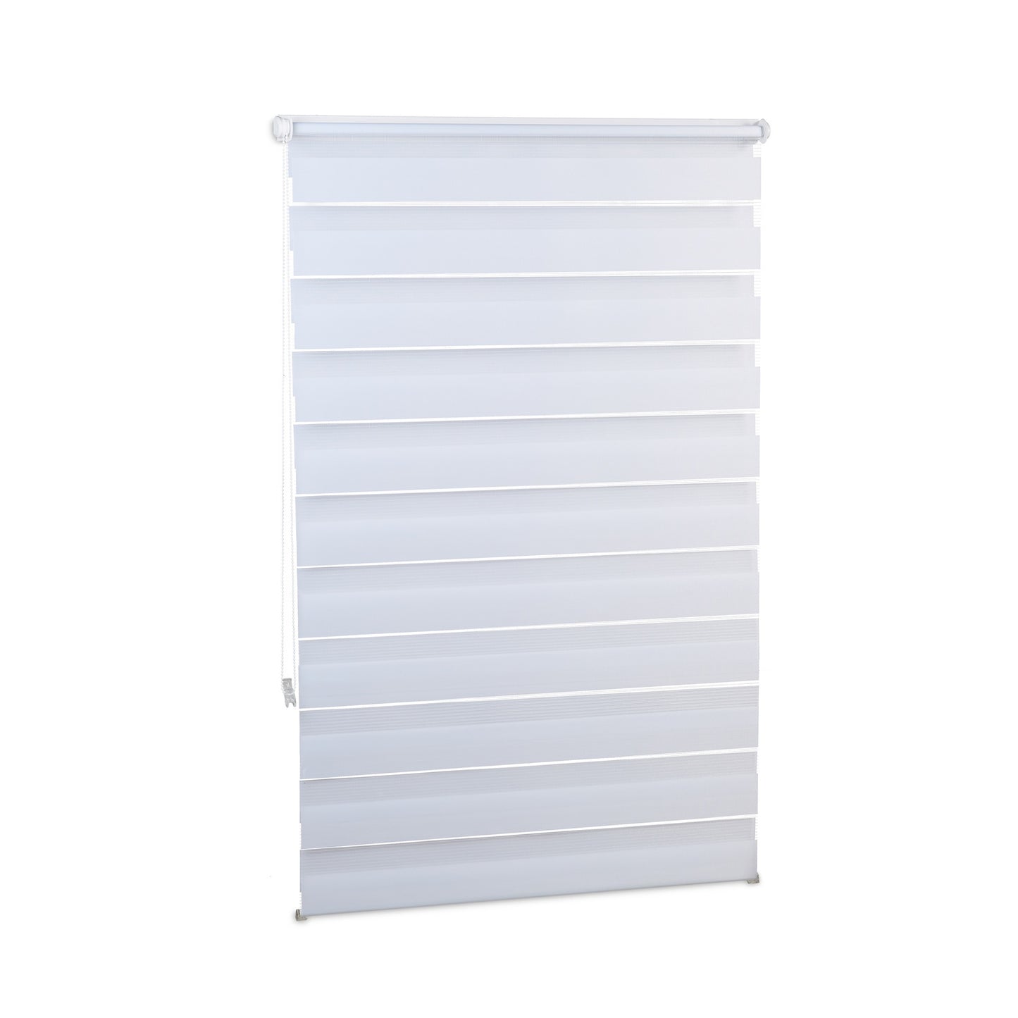 Double Roller Blind, White – No-Drill Installation