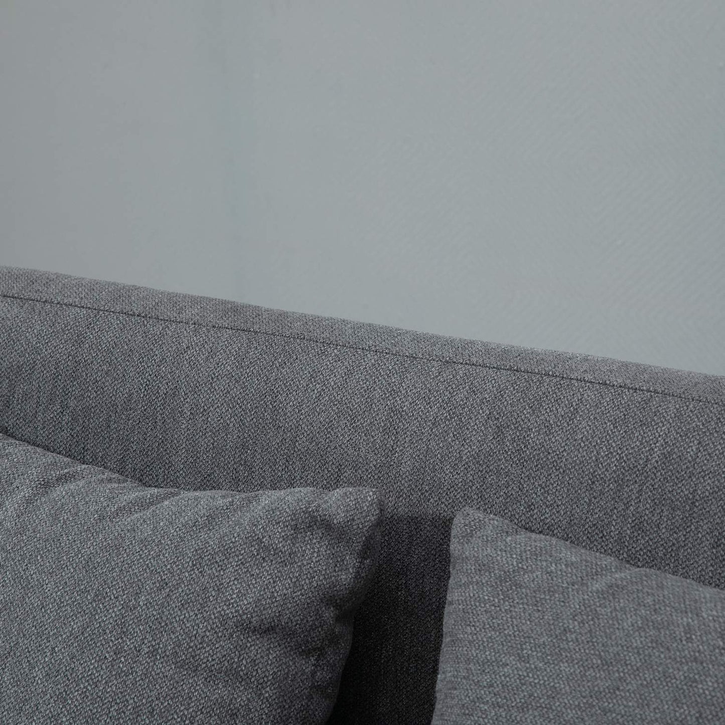2-seater Loveseat sofa, velvet smooth polyester, adjustable footrest