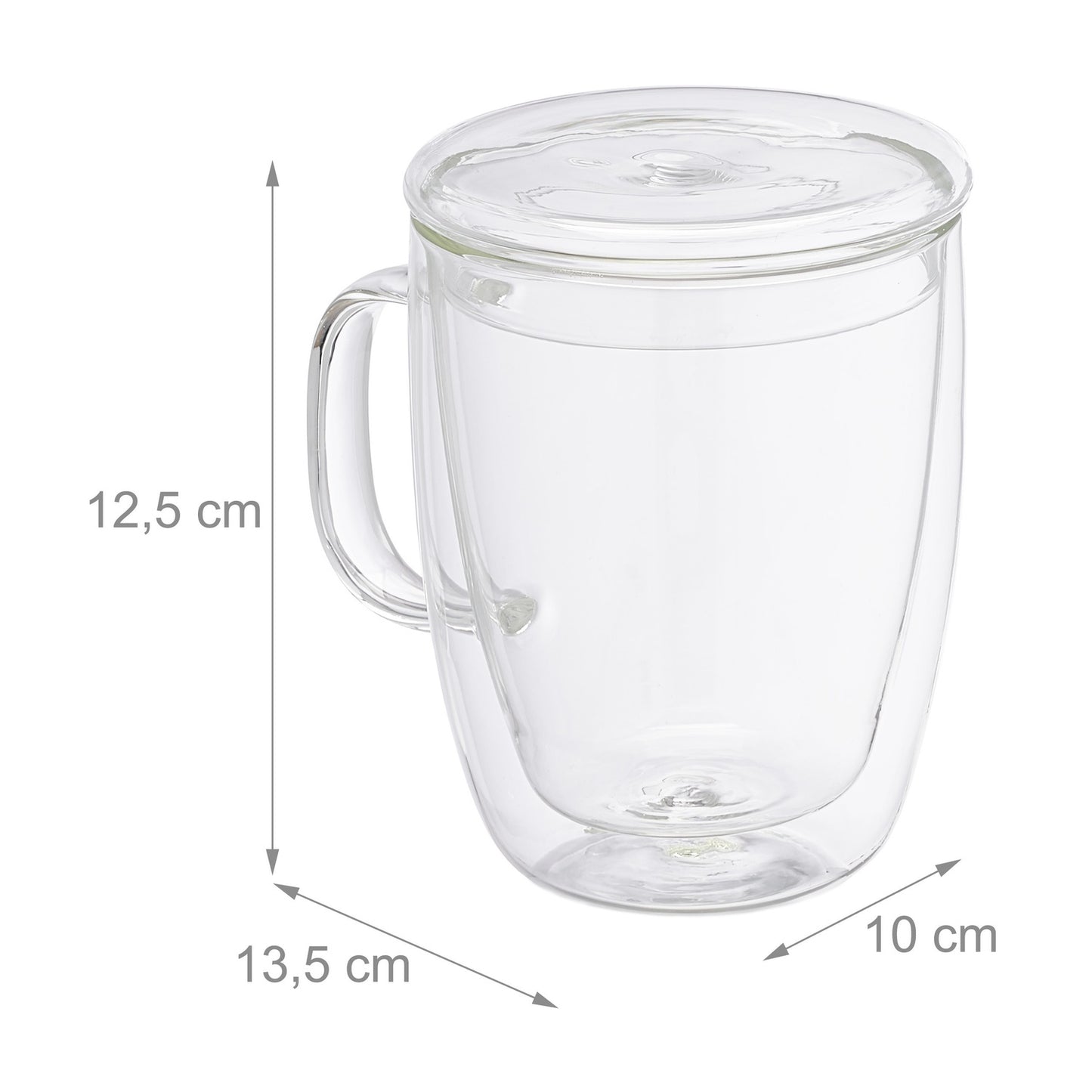 Double Walled Drinking Glasses Set of 2