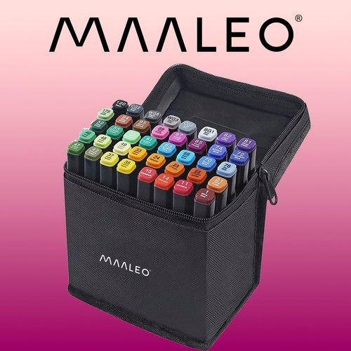 Double-sided markers/pens - 40 pcs. MAALEO 24102