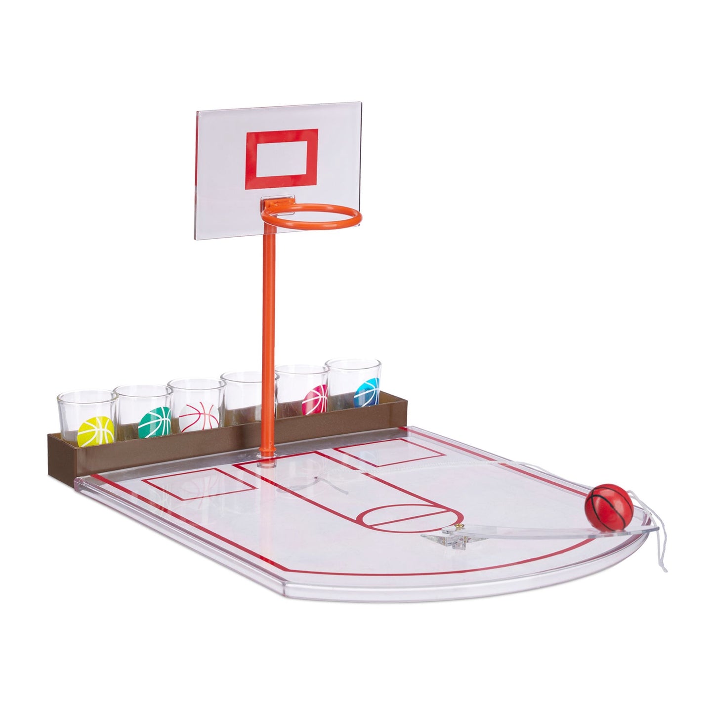 Drinking game with basketball