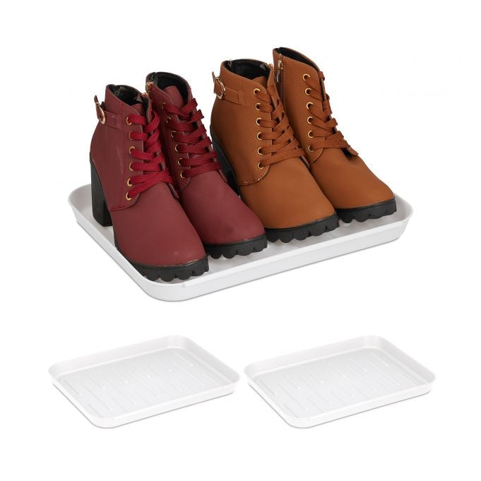 Drip tray for white shoes - set of 3