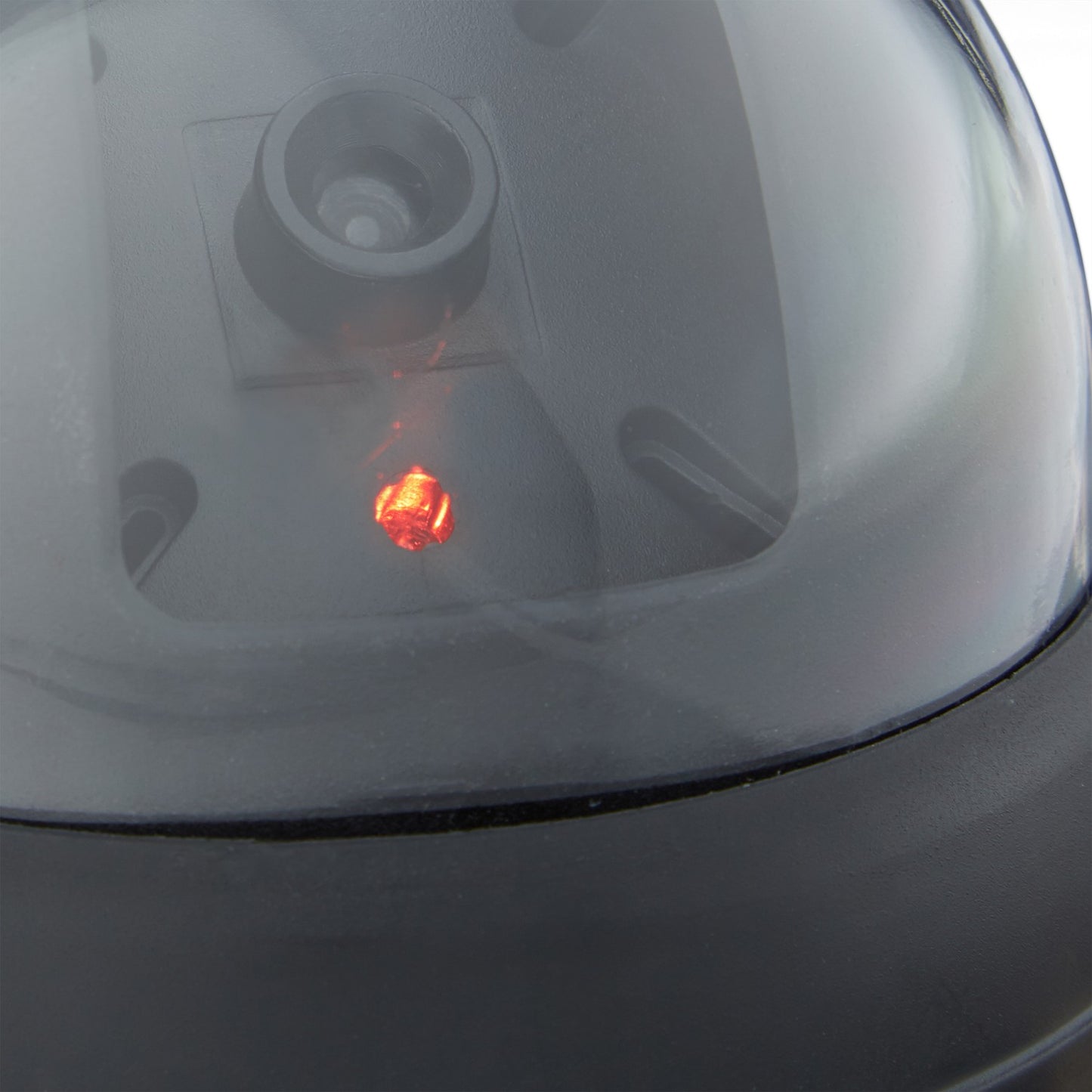 <p>Enhance your home security with a dummy camera dome that deters intruders with its realistic design and blinking red LED. This weather-resistant camera is ideal for both indoor and outdoor use.</p>
<ul>
<li>Repel intruders with a convincing surveillan
