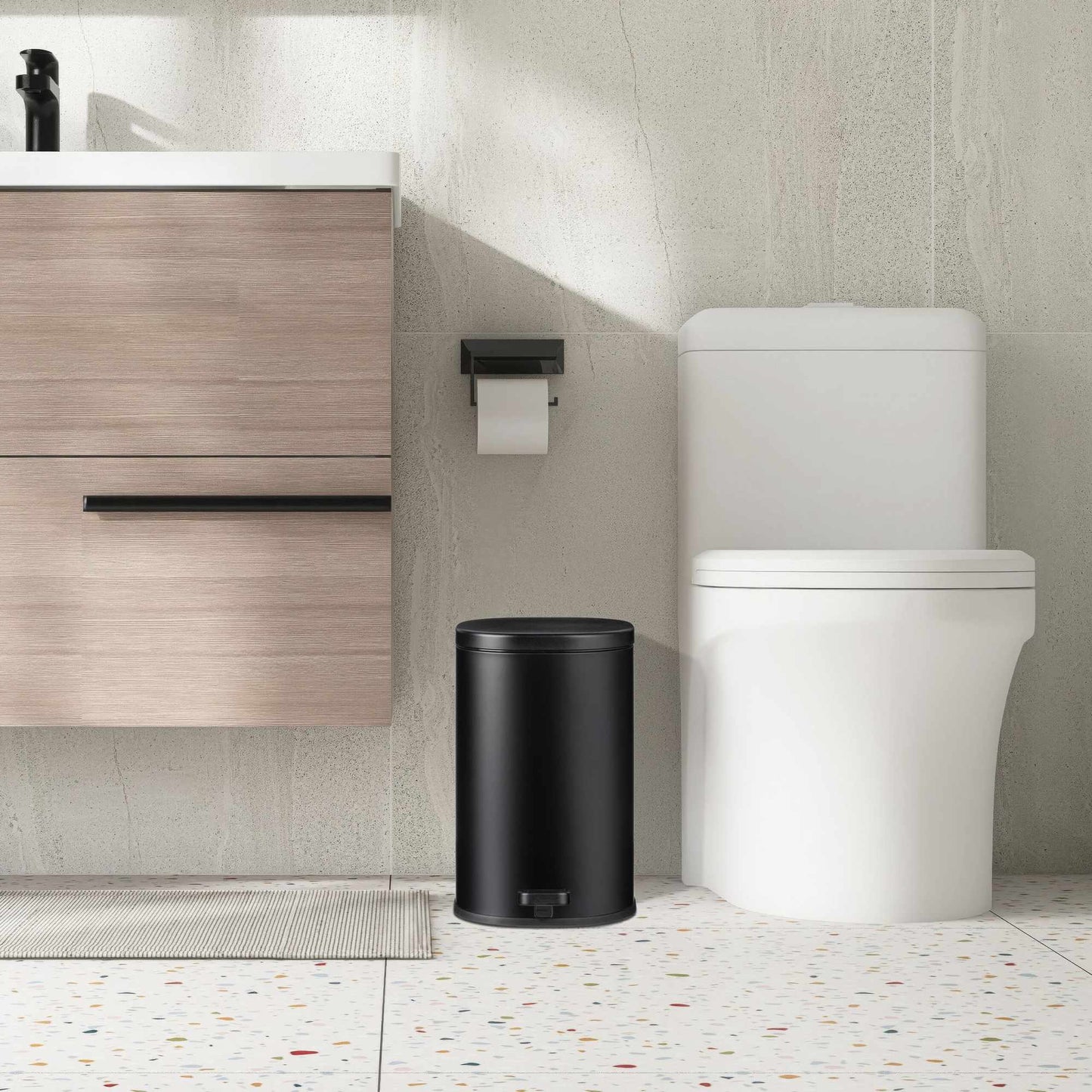 Dustbin 5 liters for bathrooms