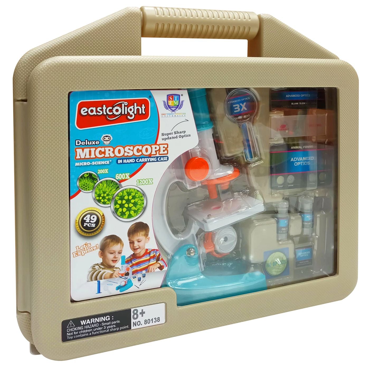 Eastcolight Microscope Deluxe Set 200/600/1200