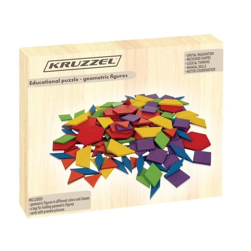 Educational puzzle - geometric figures