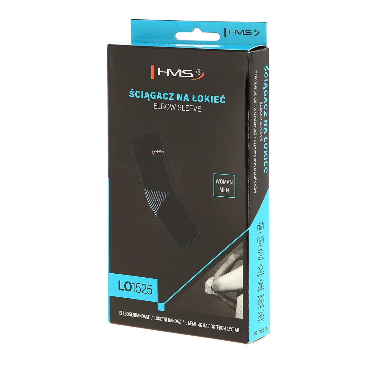 Elbow Support, Turquoise-Black, Size S