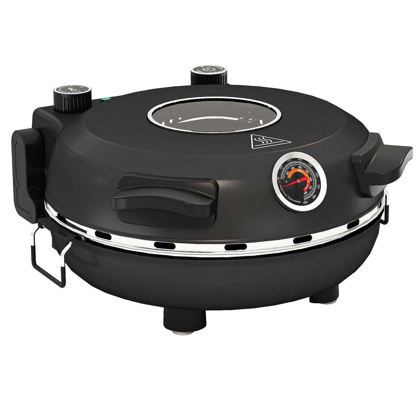 Electric Pizza Oven, 430℃, 1200W, 30cm Stone, Timer