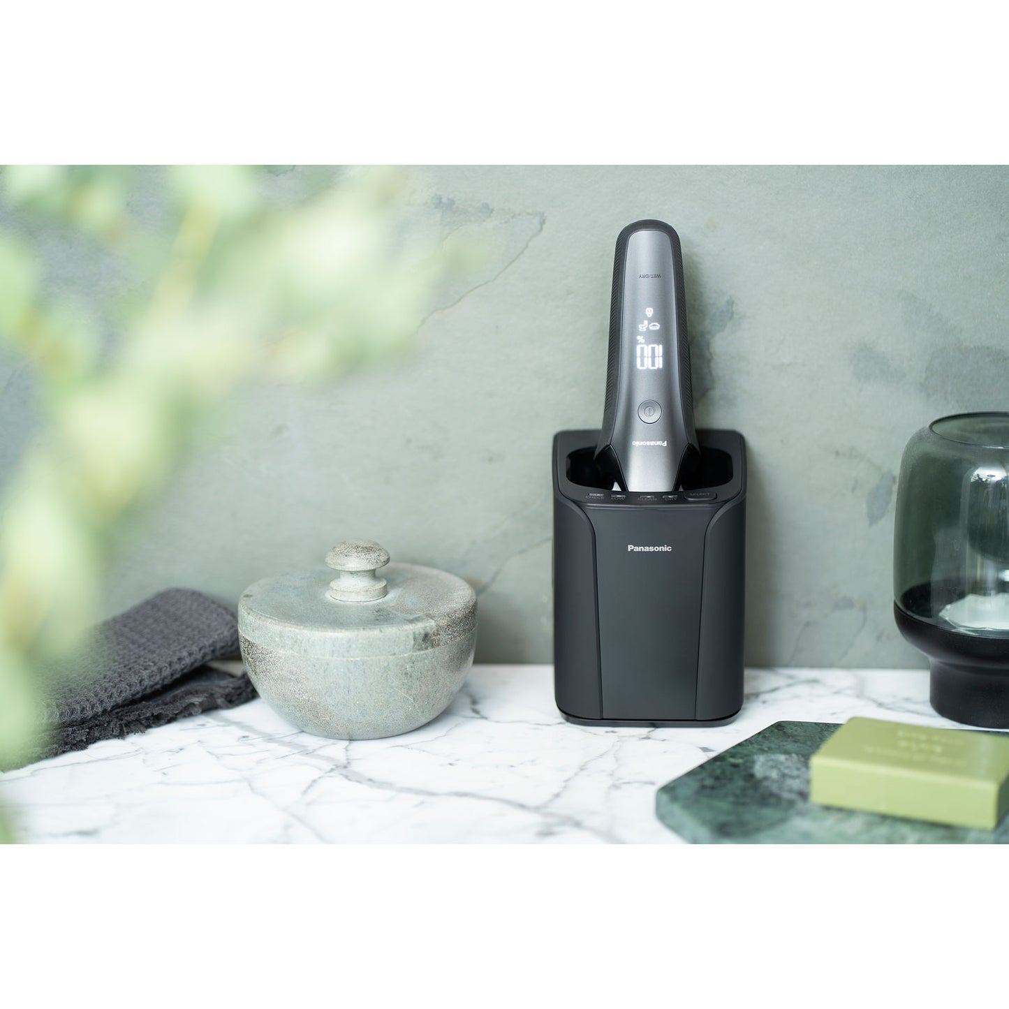 Electric Shaver, 6-Blade Wet & Dry, Stainless Steel