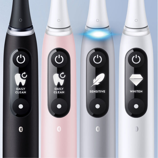 Electric Toothbrush iO6, Black/Light Rose, 3 Brush Heads