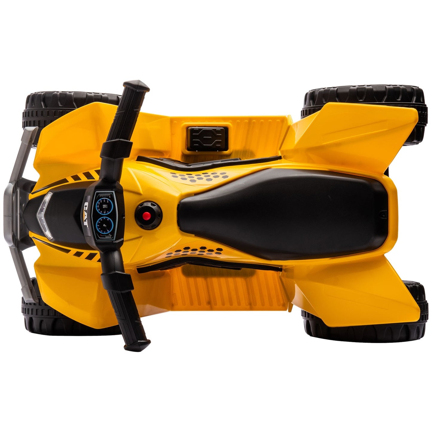 Electric quad bike for children, 6V with horn & headlights, yellow
