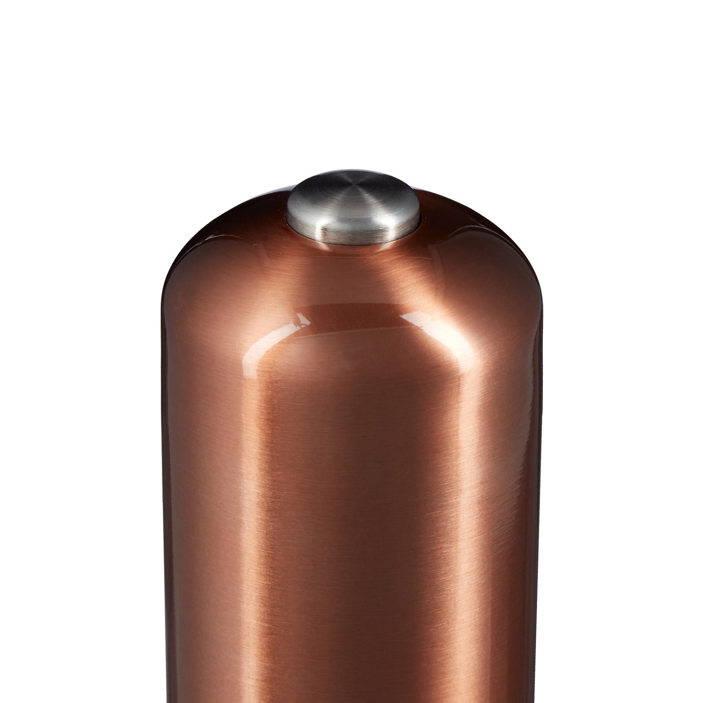 Electric pepper grinder in stainless steel