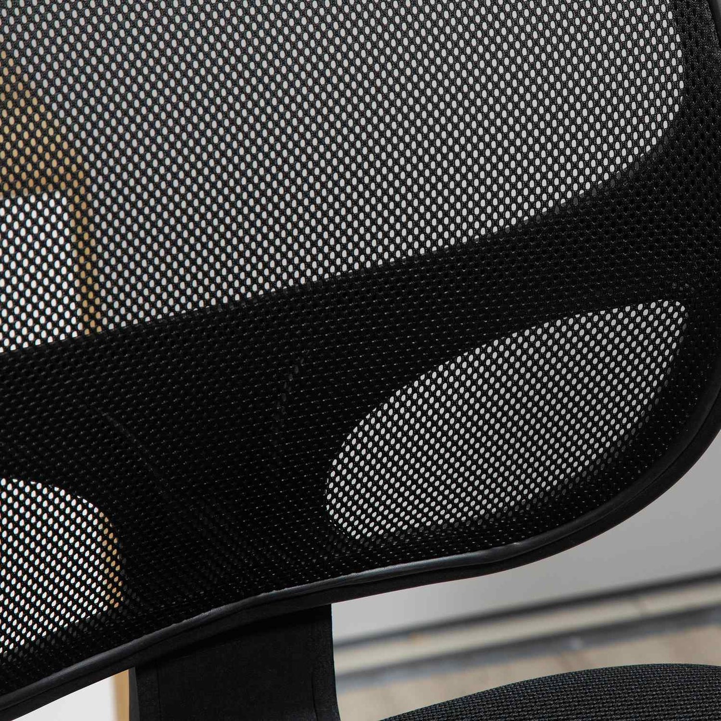 Ergonomic swivel office chair with adjustable foot ring