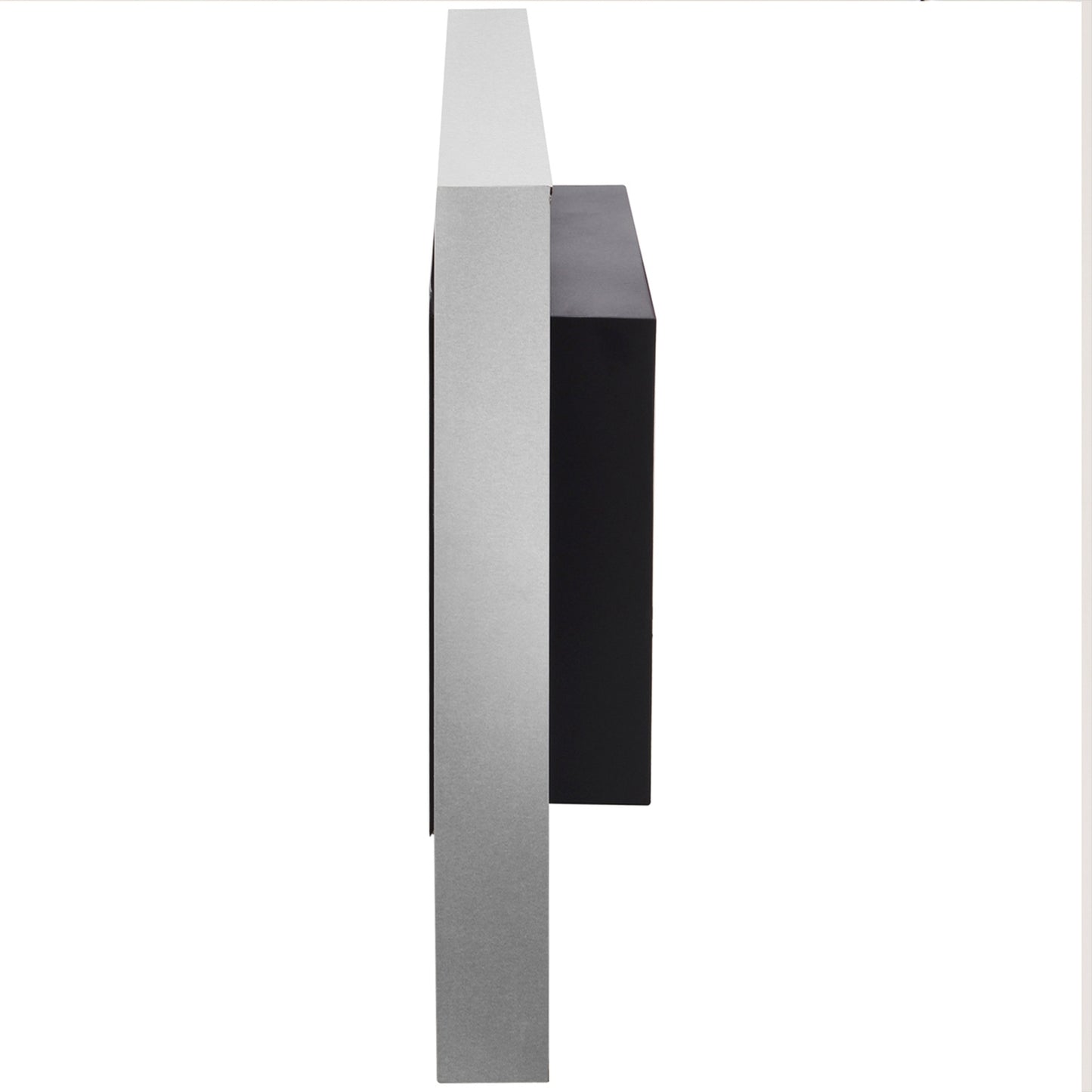 Bio Ethanol Fireplace, 1.5L, Smoke-free, Stainless steel