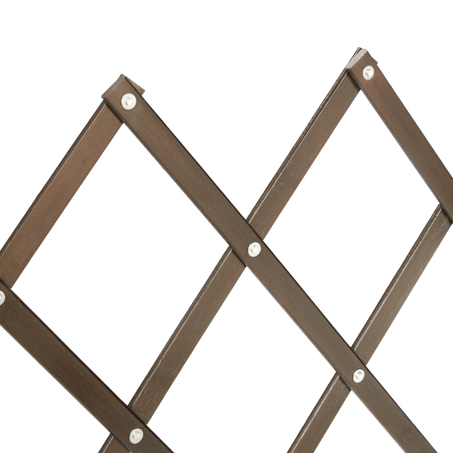 Extendable dog guard in brown