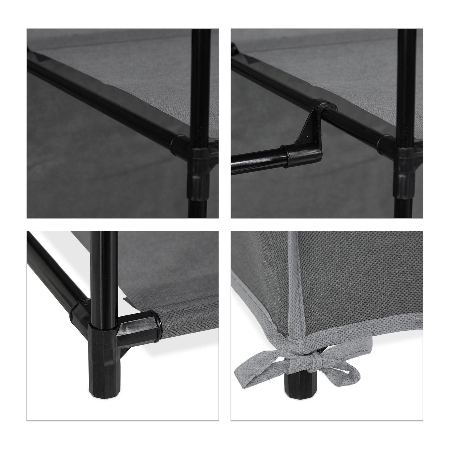 Fabric cabinet with 6 compartments