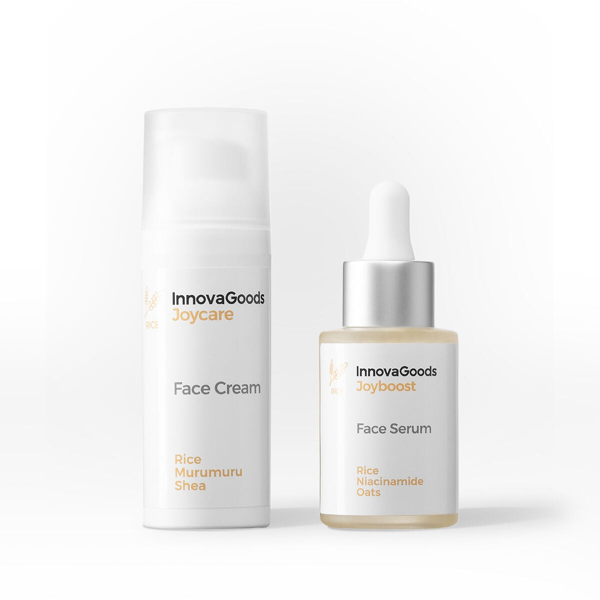 Face Moisturising Duo Pack Rice InnovaGoods