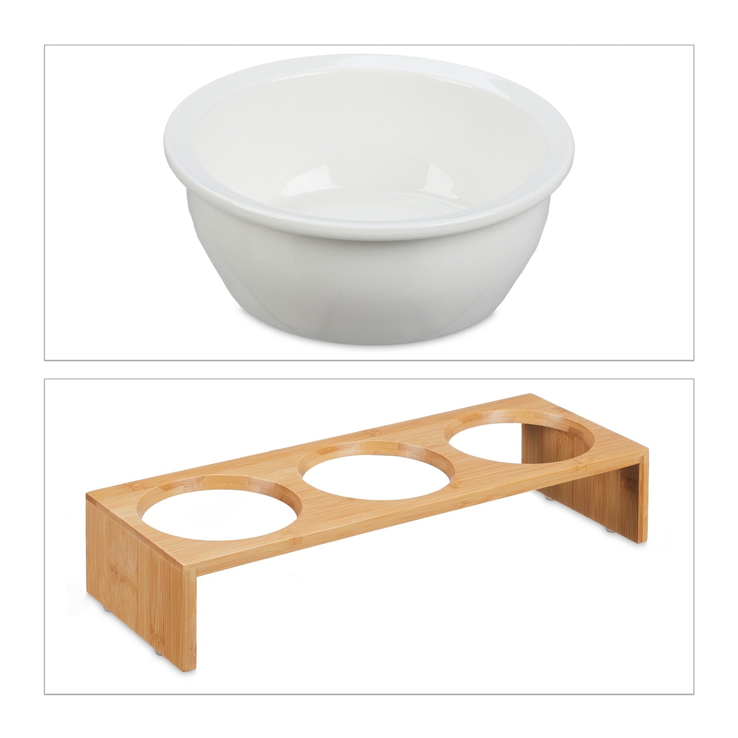 Feeding station for dogs