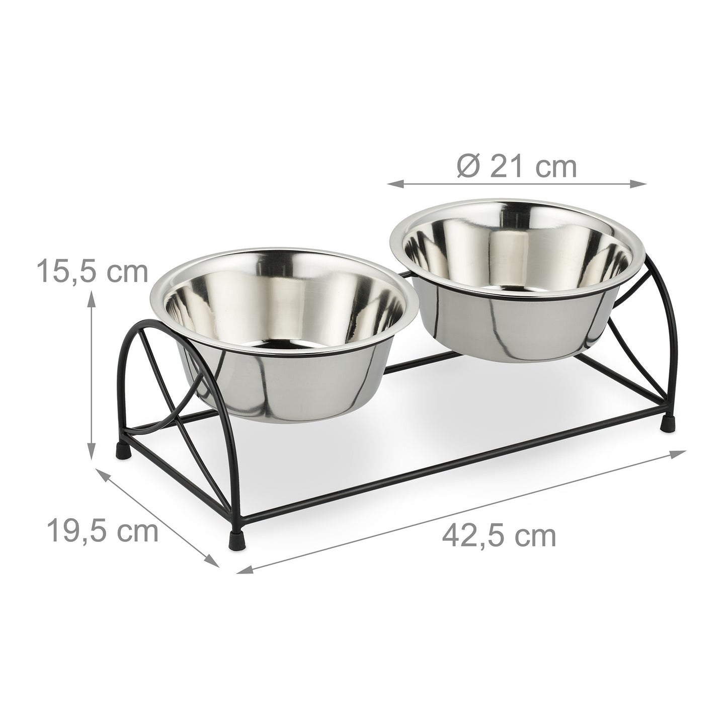 Feeding station for dogs
