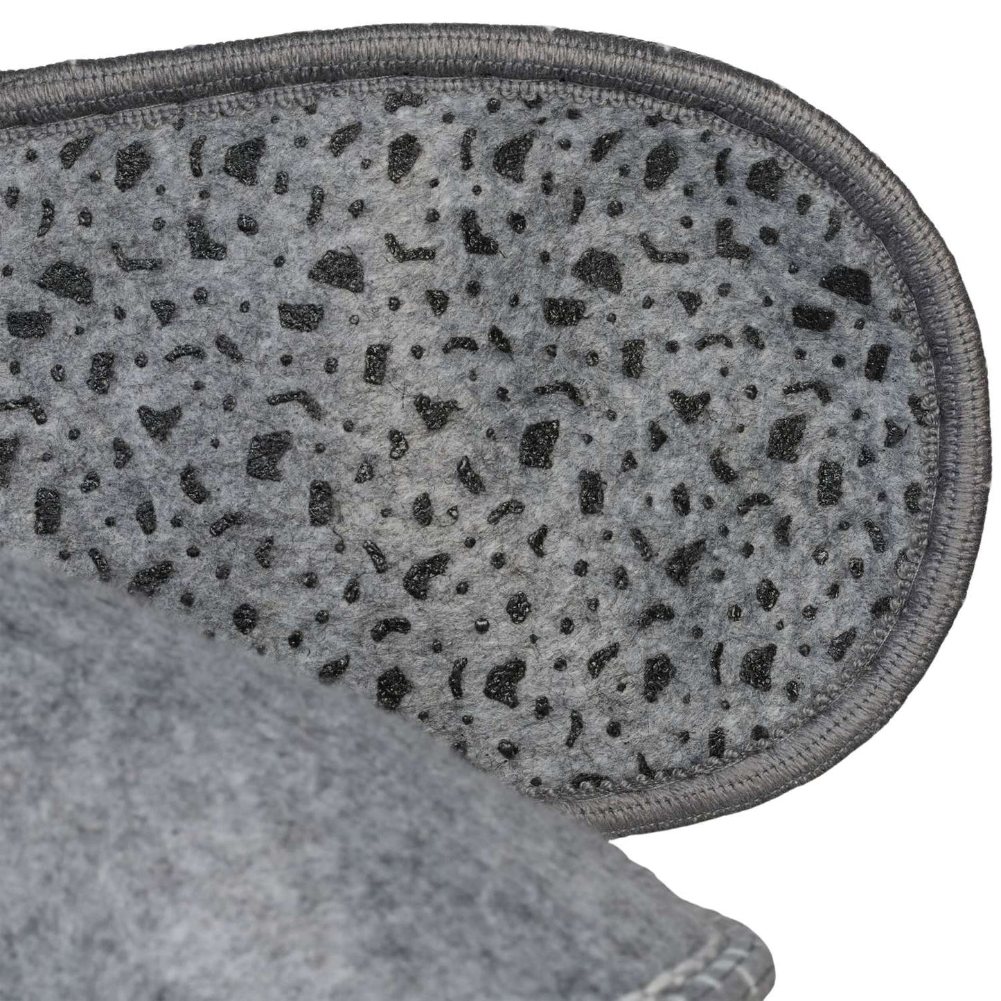 Felt Guest Slippers Set, Non-Slip, 6 Pairs with Bag