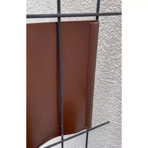 Fencing tape 19cmx35m 450g/m2 brown 23702