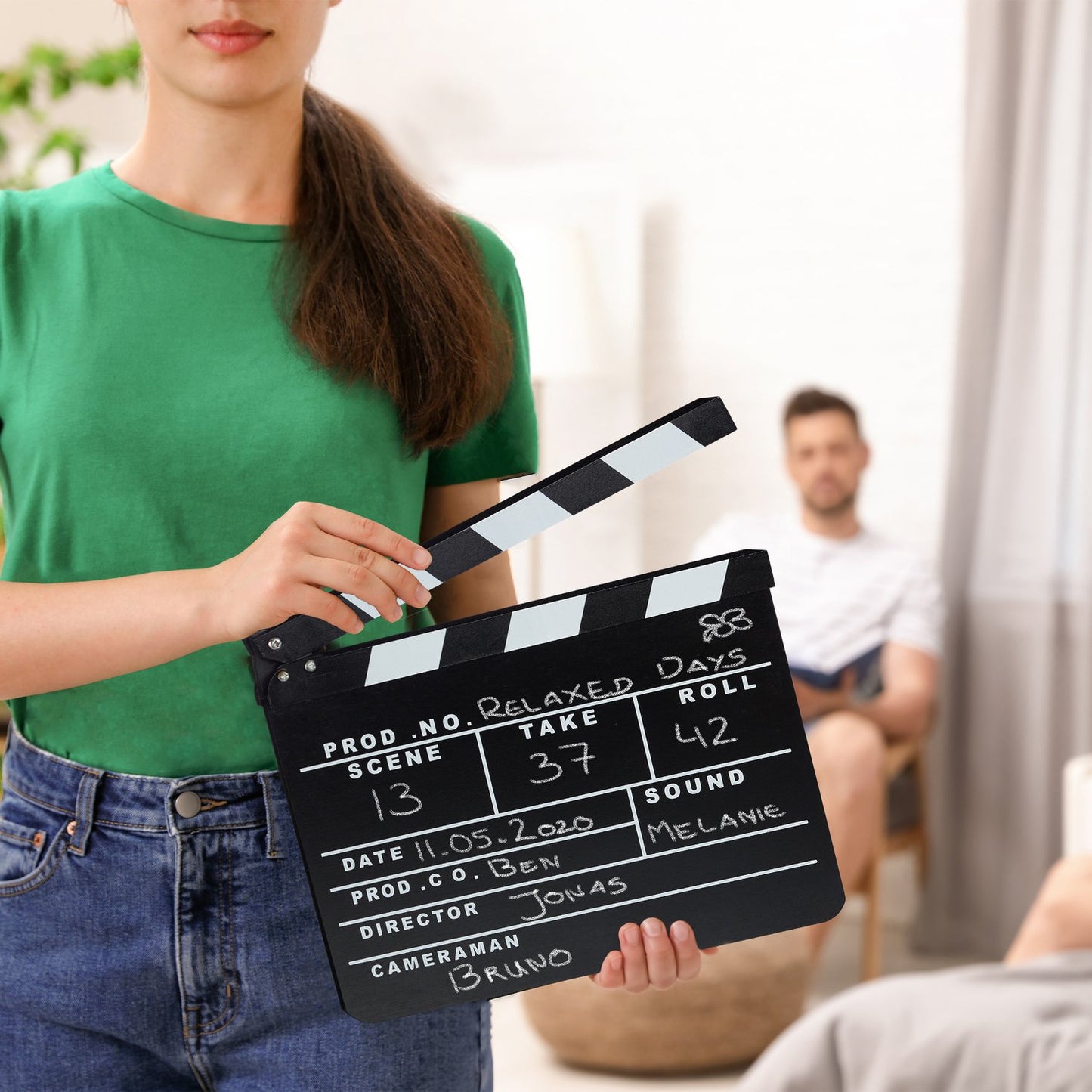 Film flap black