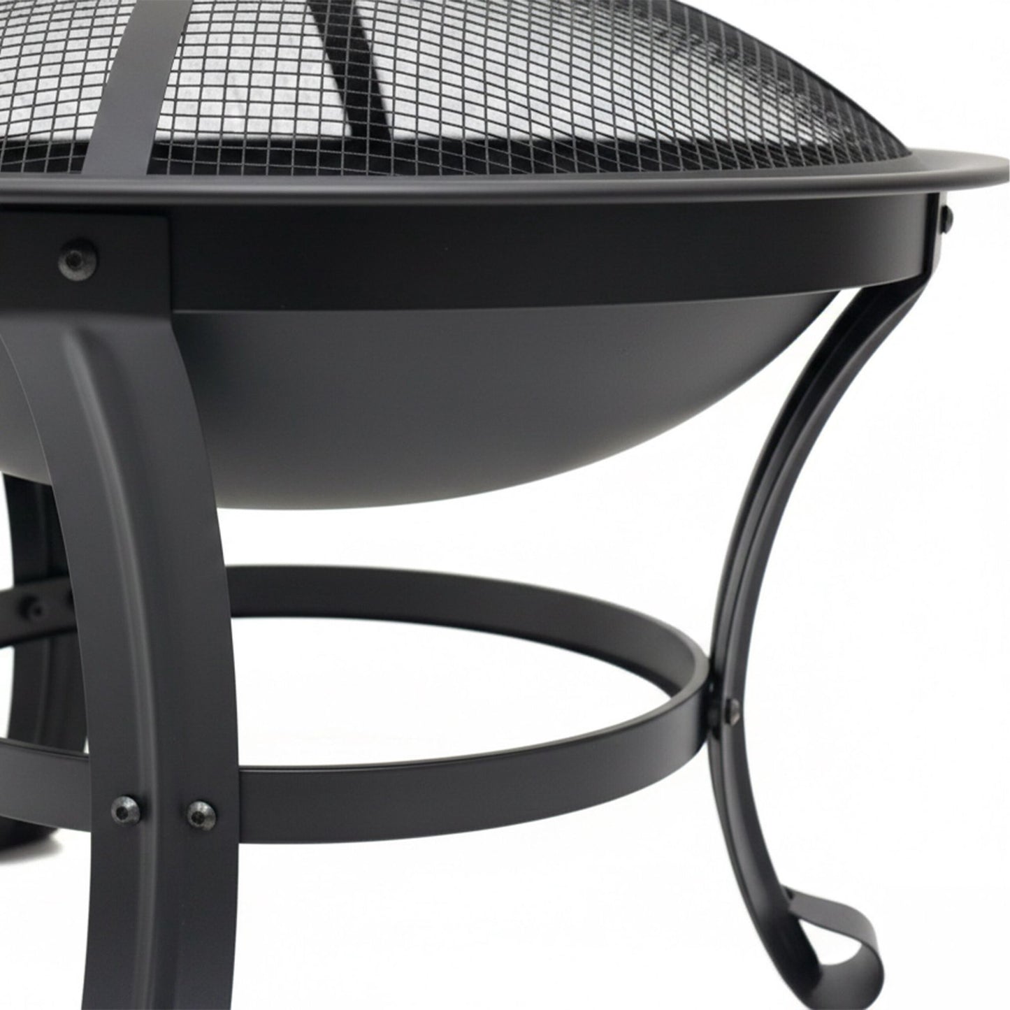 Fire Bowl with Spark Guard and Grill Rack