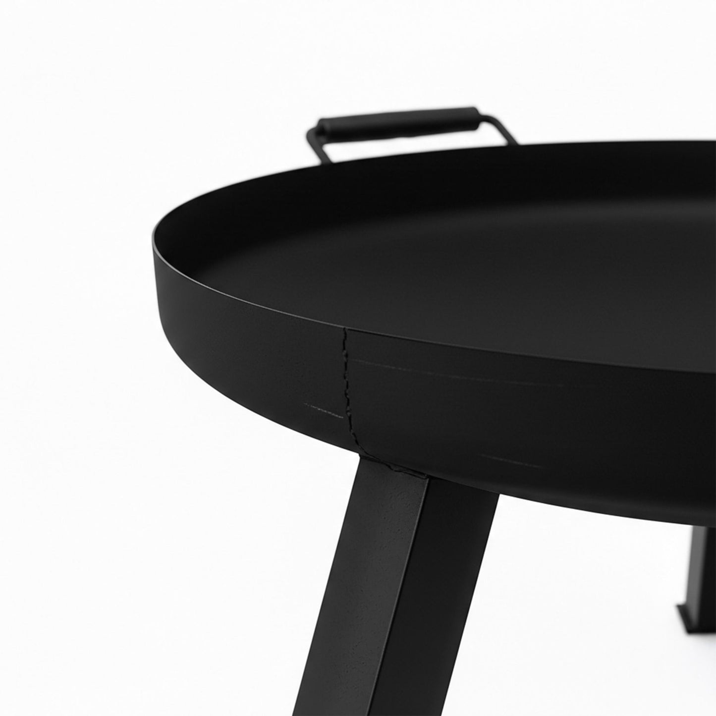 Fire Pit with Poker, Steel Bowl for Outdoor Use