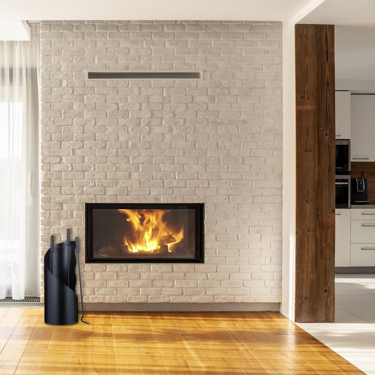 Fireplace in 4 parts