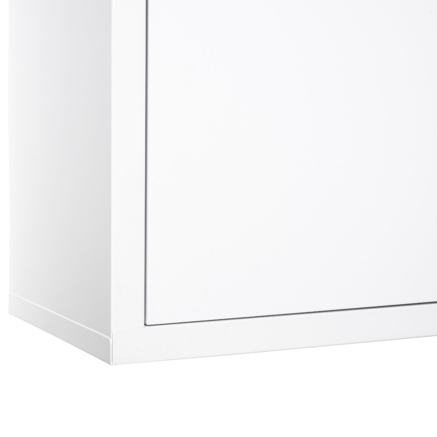 Lockable First Aid cabinet in steel, 3 compartments, 40x60 Cm