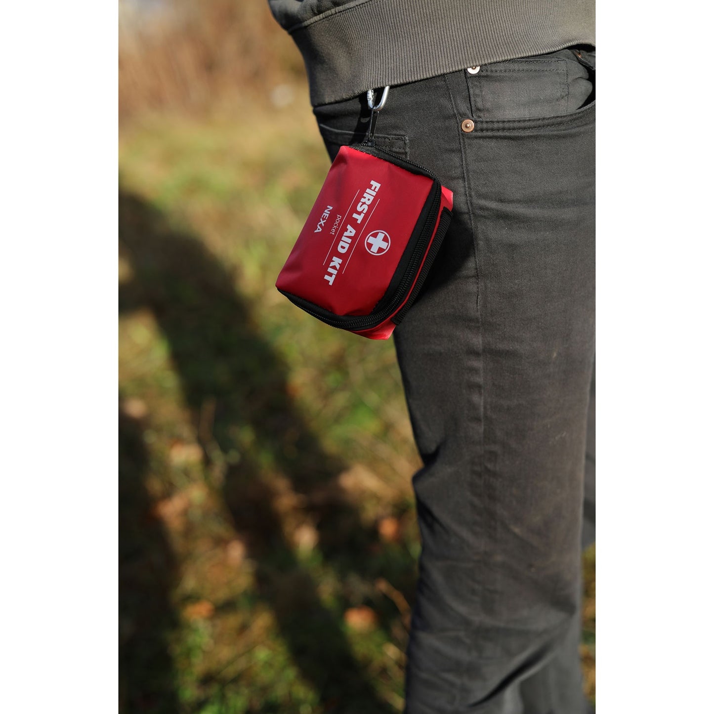 First Aid bag Pocket 13 parts Red