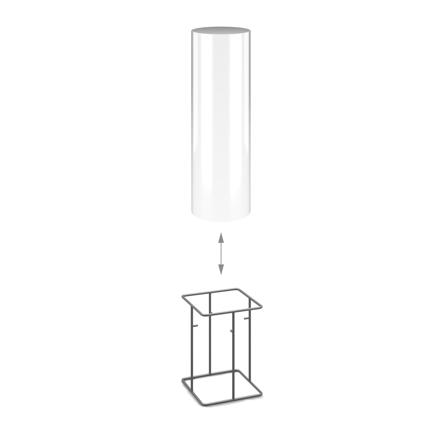 Fish pillar for pond garden