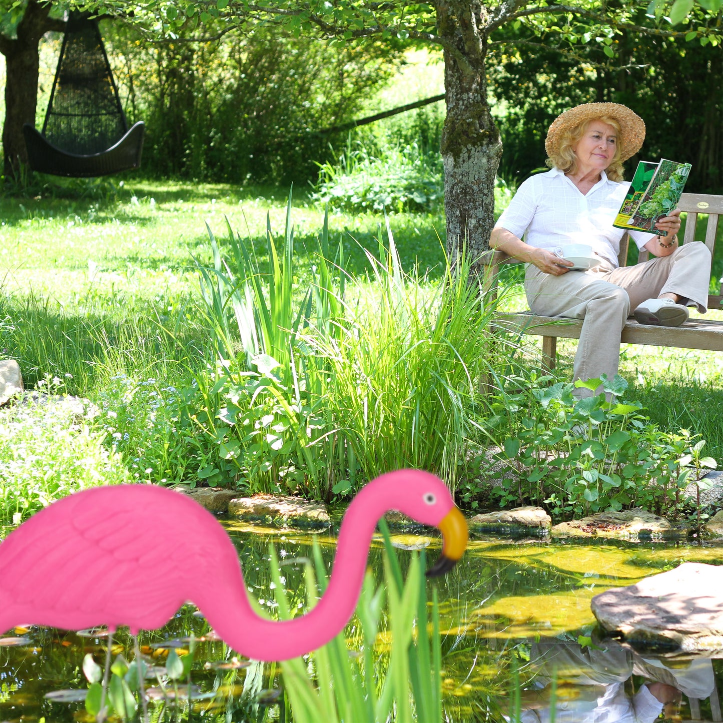 Flamingo Ornament Set of 2