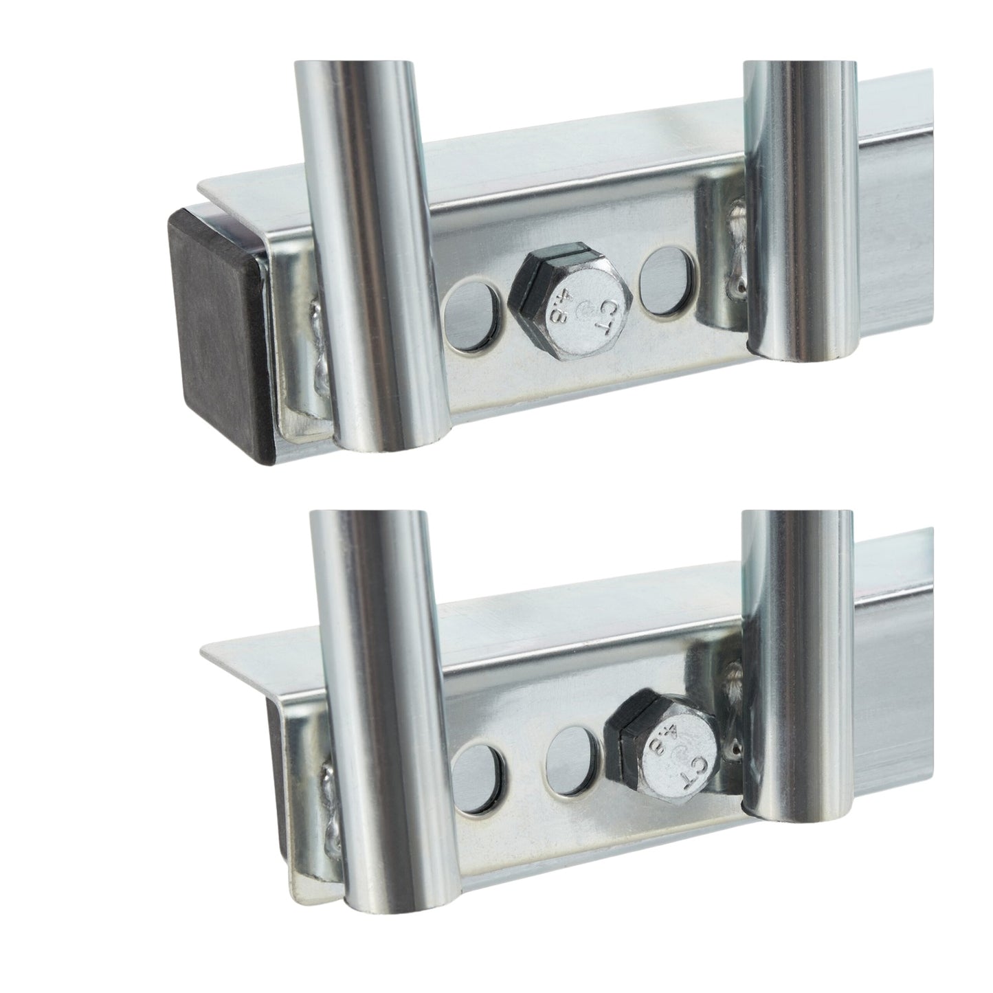Floor Bike Rack for 2 Bicycles, Galvanised Steel