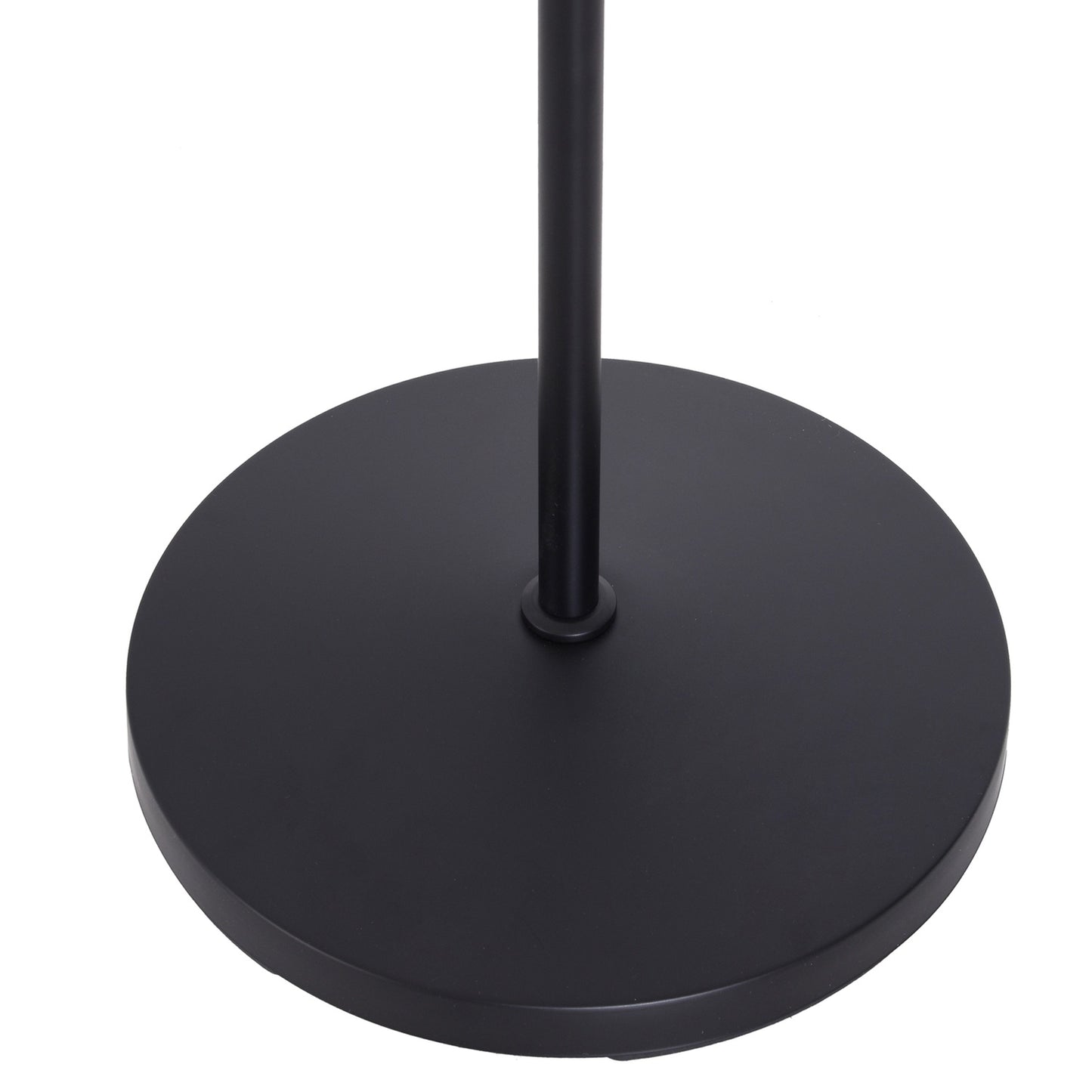 Industrial floor lamp - wood & metal, black/natural, 40W