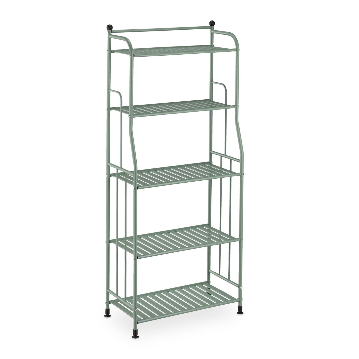 Floor-standing shelf with 5 shelves