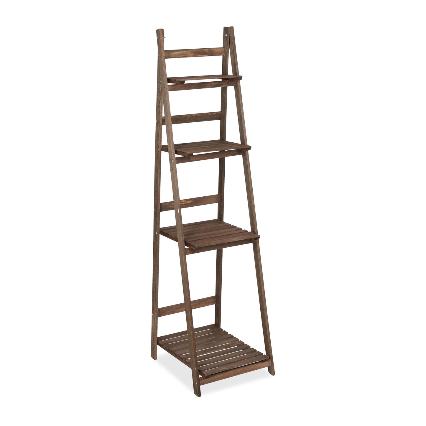 Flower Stairs Wood Dark Brown