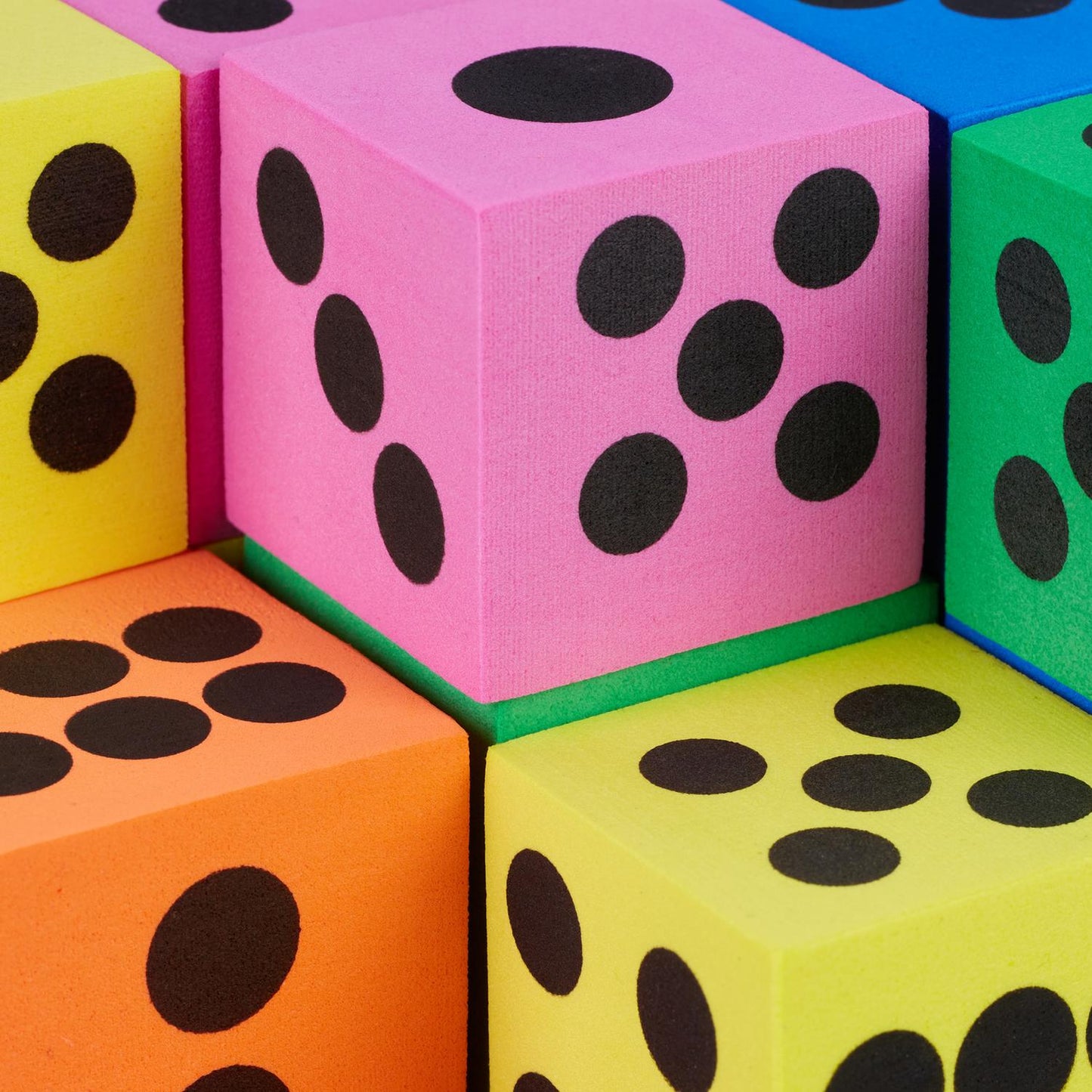 Foam Dices in a Set of 36