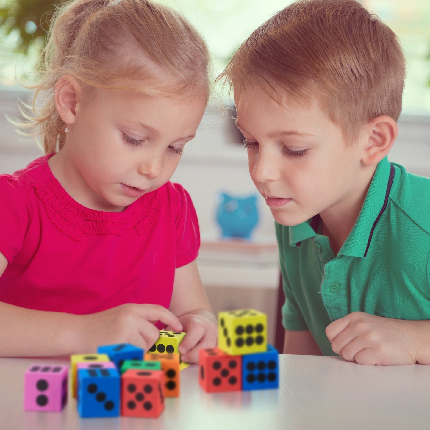 Foam Dices in a Set of 36
