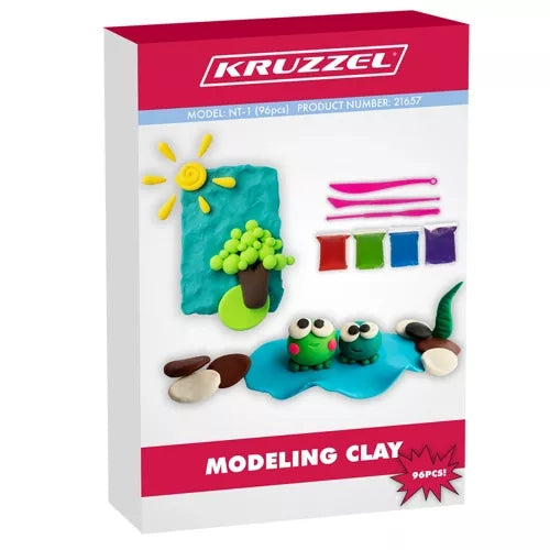 Foam - plasticine set 96 pcs. Kruzzel 21657
