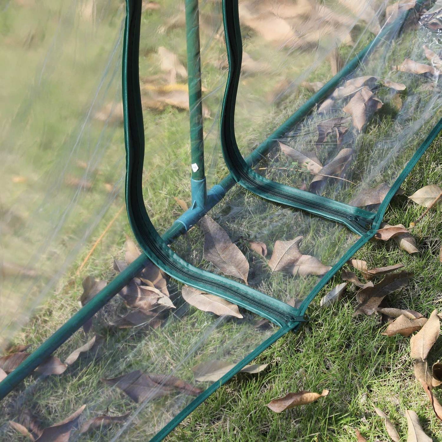 Transparent greenhouse with door - 395 x 100 x 80 cm