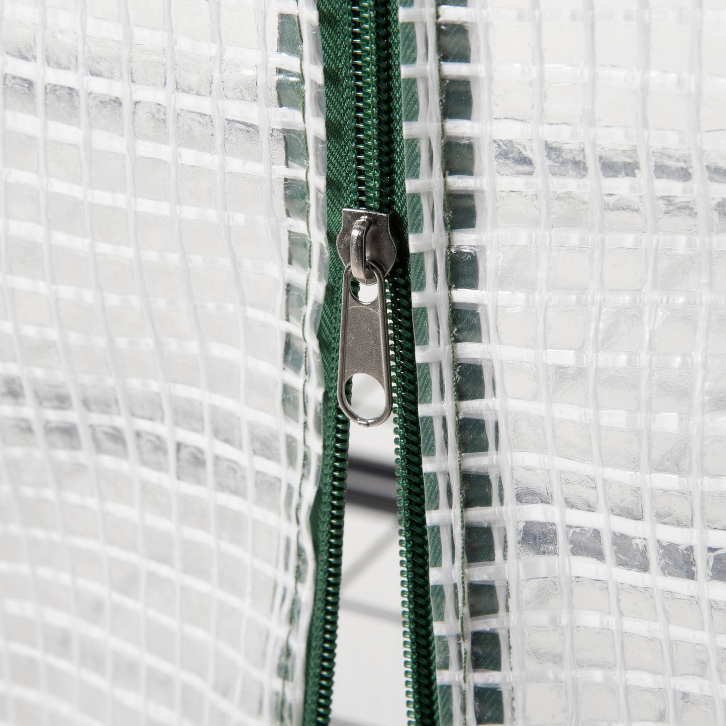 White 4-shelf greenhouse, foil cover, 70x50x160 cm