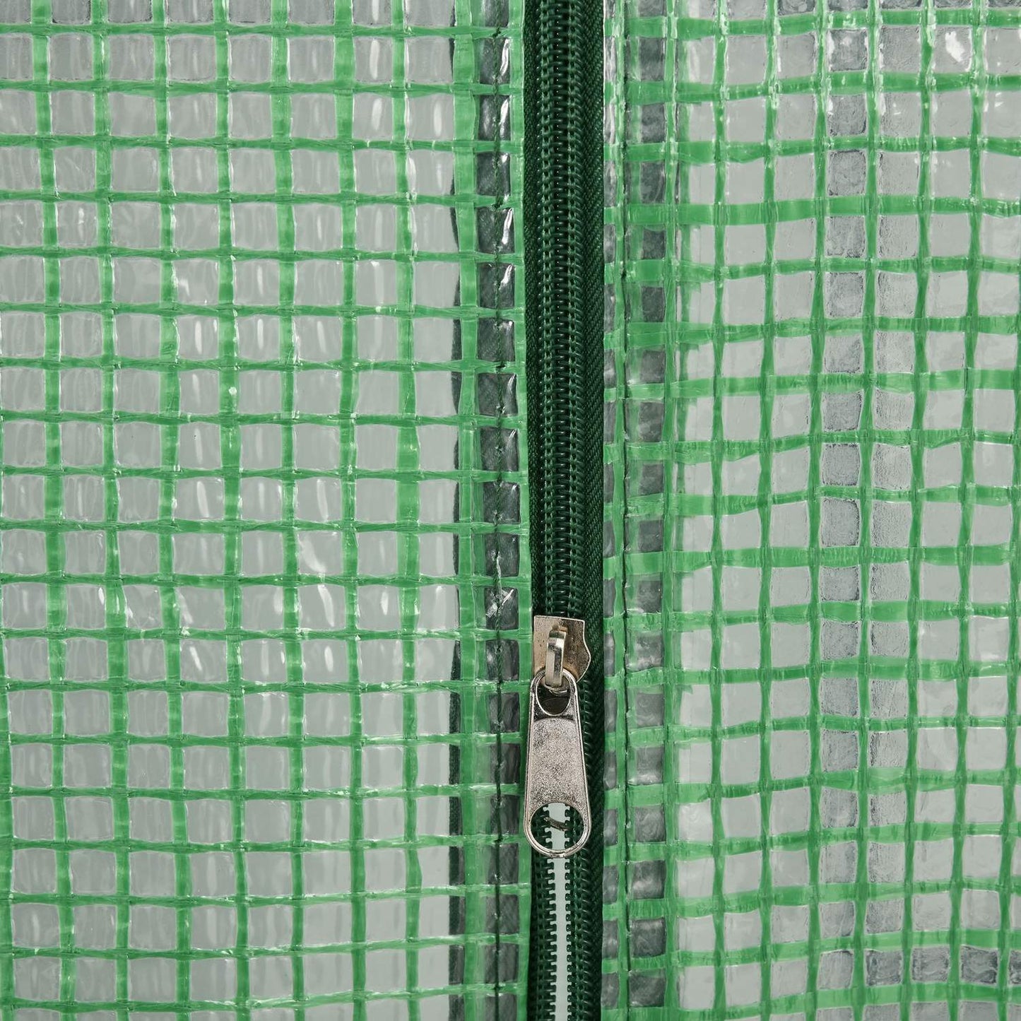 Walk-In Greenhouse - 8 shelves, steel frame, PE cover