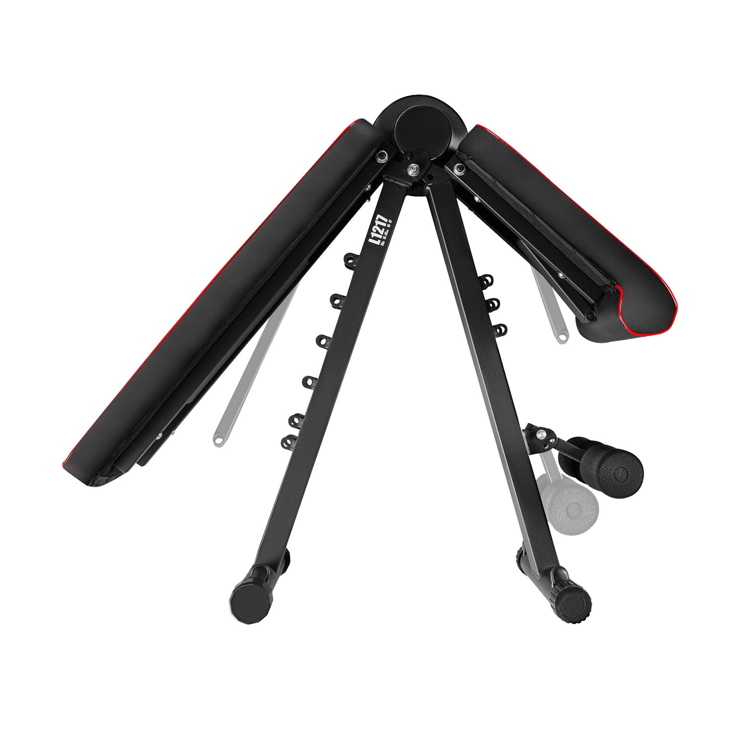 Foldable Adjustable Exercise Bench with Resistance Ropes