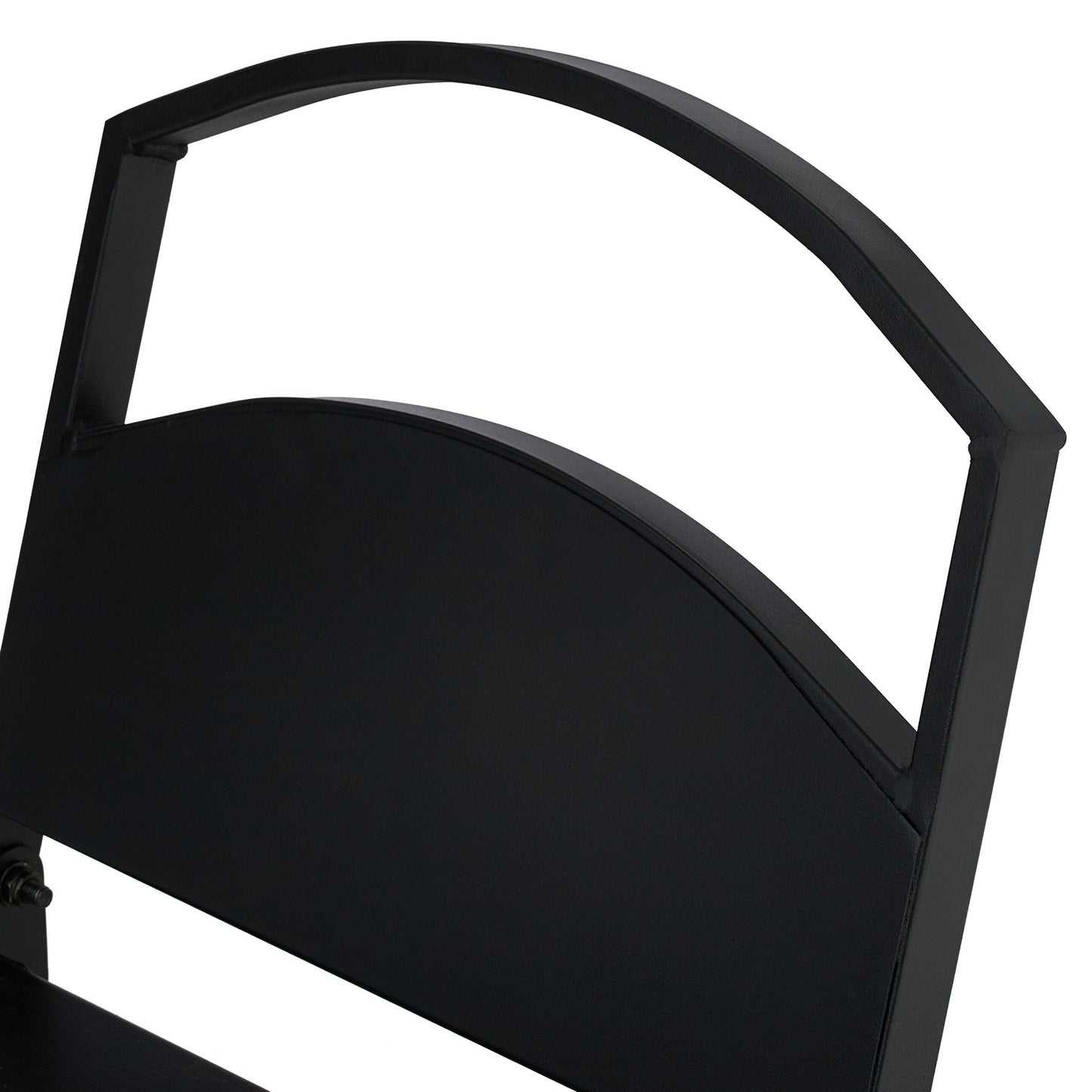 Foldable Steel Firewood Basket with Handles
