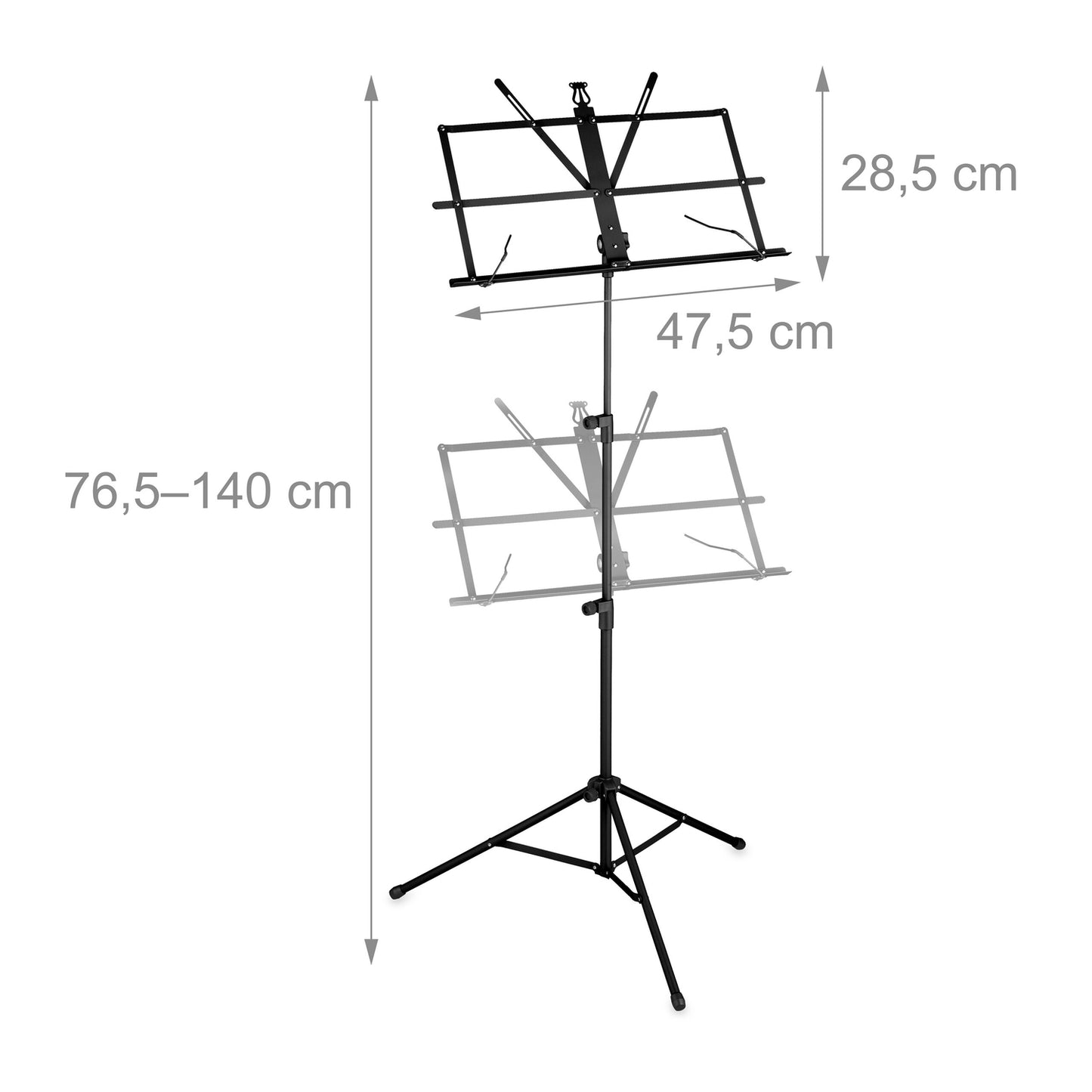 Foldable music stand
